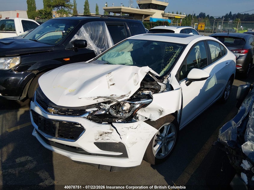 Vin: 1g1be5sm0j7178404, lot: 30097153, chevrolet cruze lt 20182