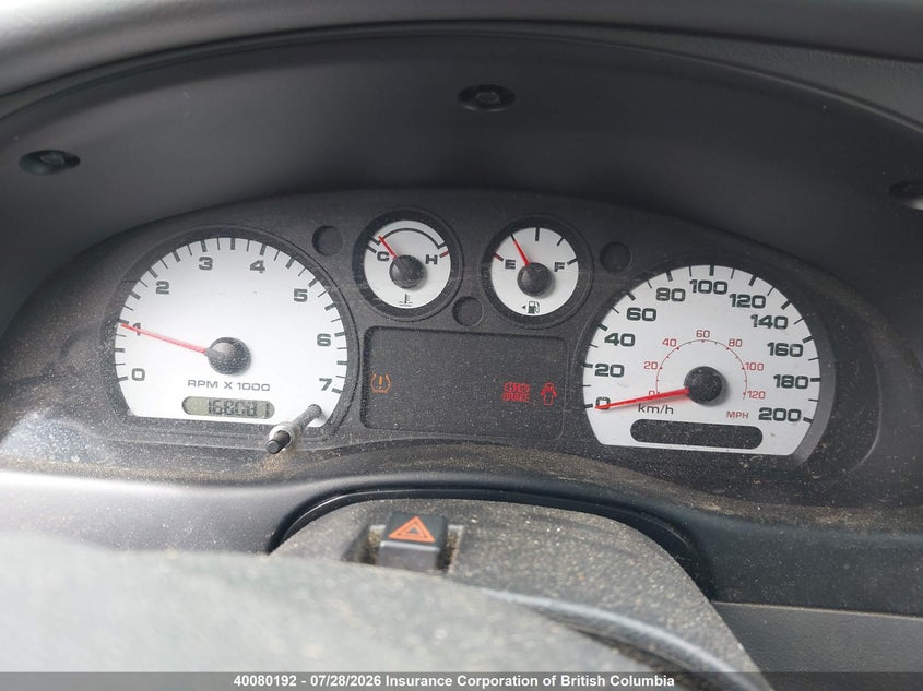 2010 MAZDA B-SERIES COUPE 4.0L V6 FI OHV 12V NF2