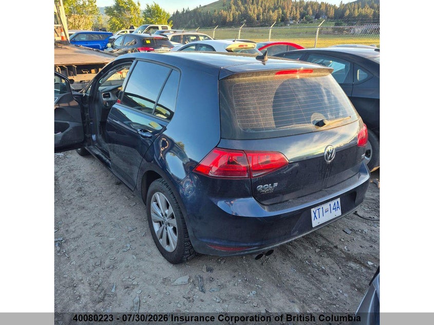 Vin: 3vw217au1fm086731, lot: 30097223, volkswagen golf 20153