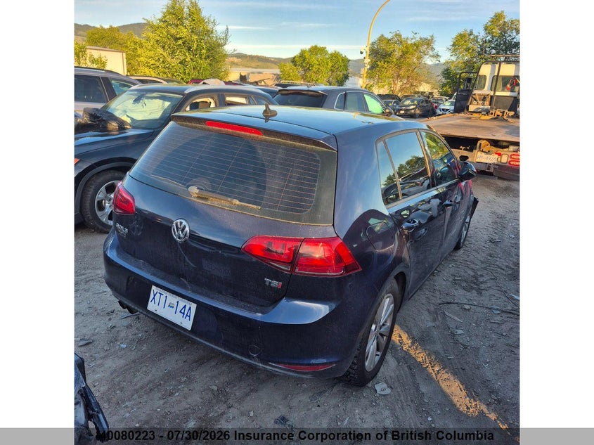 Vin: 3vw217au1fm086731, lot: 30097223, volkswagen golf 20154