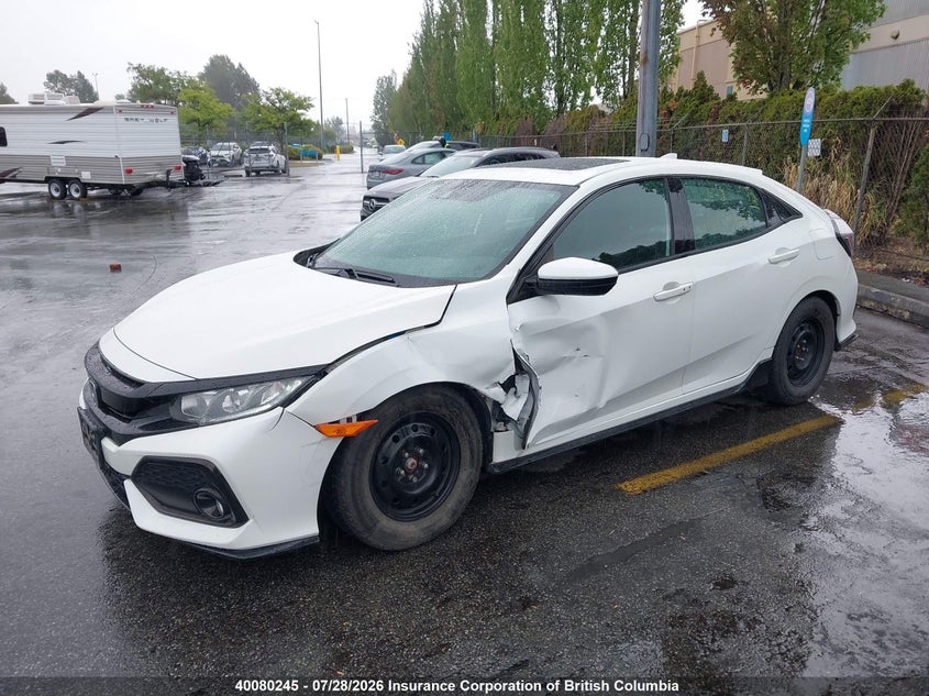 Vin: shhfk7h41hu309654, lot: 30097247, honda civic 20172
