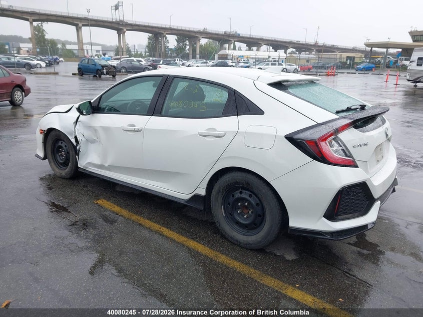 Vin: shhfk7h41hu309654, lot: 30097247, honda civic 20173