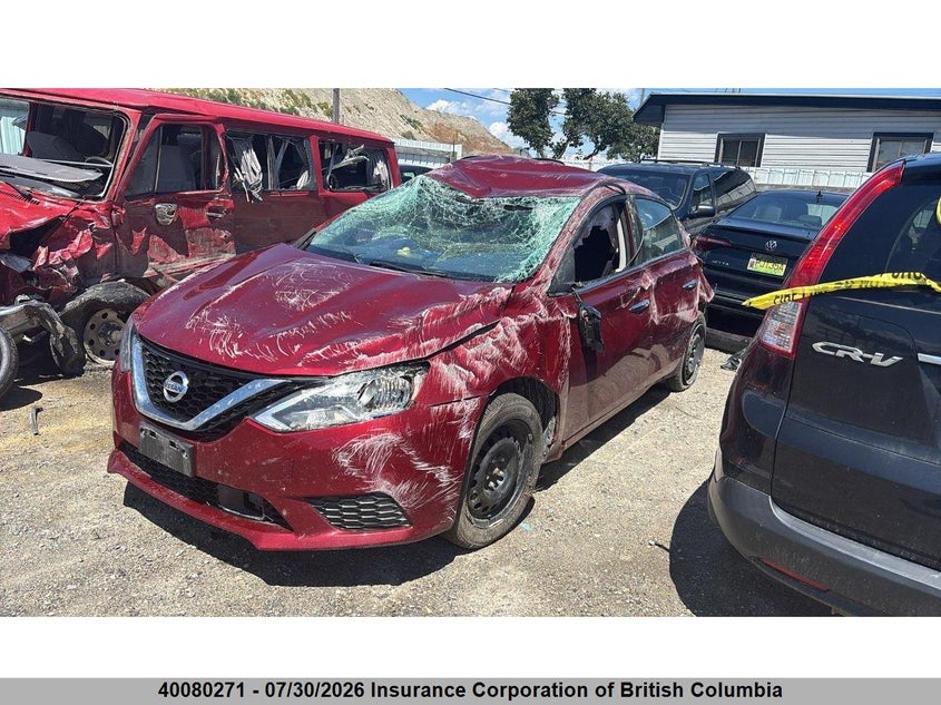 Vin: 3n1ab7ap0jy281424, lot: 30097279, nissan sentra s/sv/sr/sl 20182