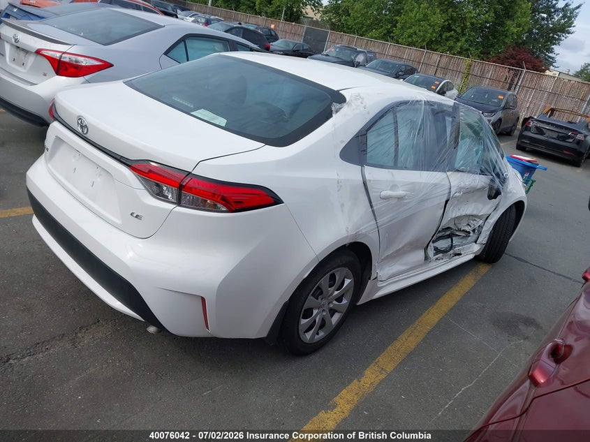 Vin: 5yfbprbe1lp127397, lot: 30097280, toyota corolla le 20204