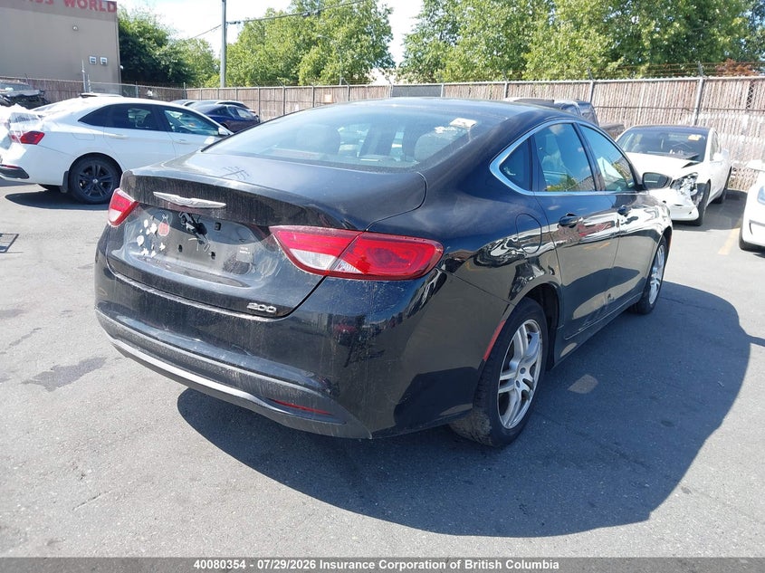 Vin: 1c3cccfb4fn671427, lot: 30097387, chrysler 200 20154