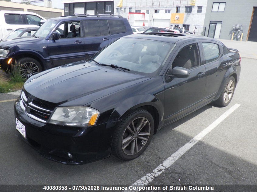 Vin: 1c3cdzcb0cn251390, lot: 30097392, dodge avenger sxt 20122