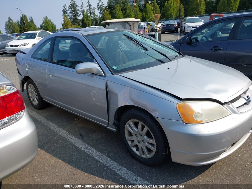 2002 HONDA CIVIC SEDAN 1.7L I-4 VVT, 127HP