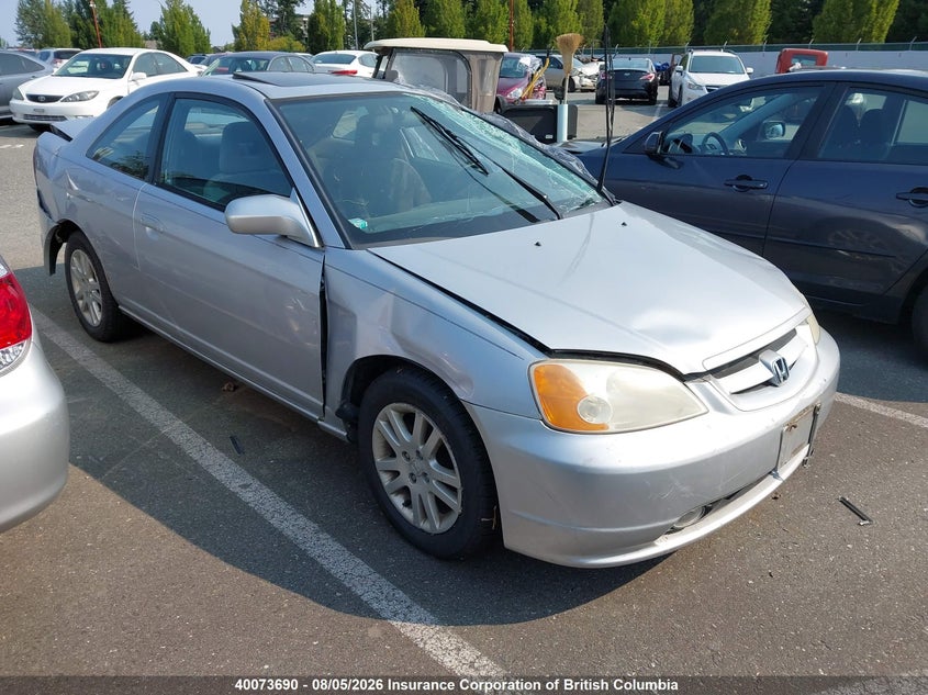 2002 HONDA CIVIC SEDAN 1.7L I-4 VVT, 127HP