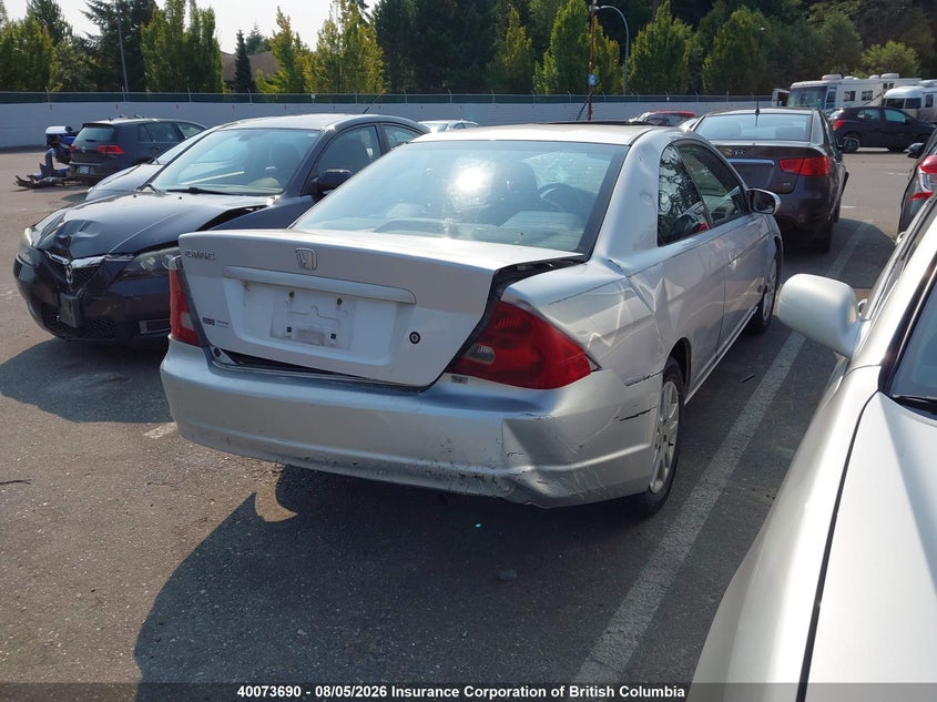 2002 HONDA CIVIC SEDAN 1.7L I-4 VVT, 127HP