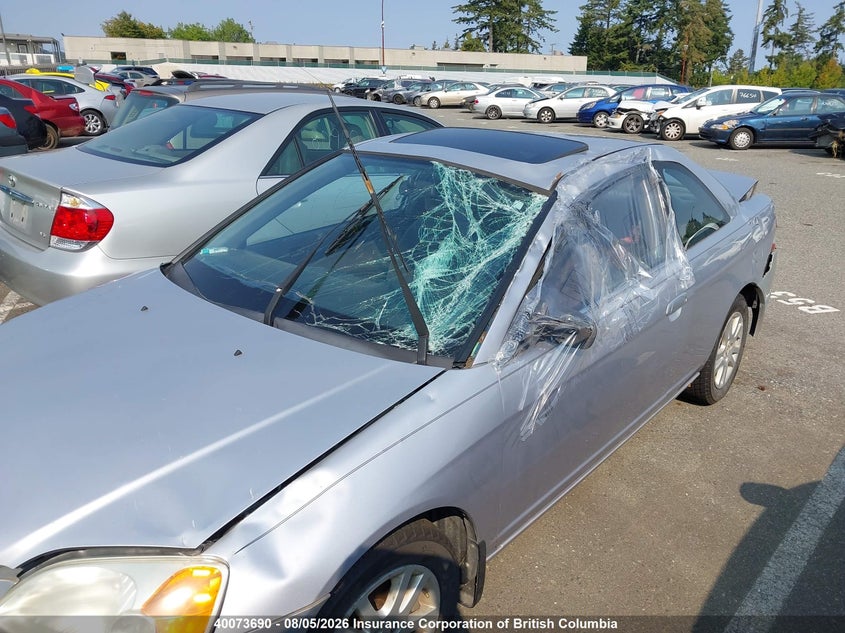 2002 HONDA CIVIC SEDAN 1.7L I-4 VVT, 127HP