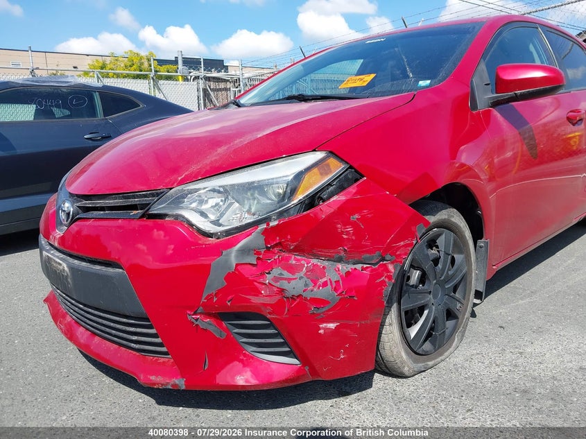 2014 TOYOTA COROLLA SEDAN 1.8L I4 FI DOHC 16V NF4