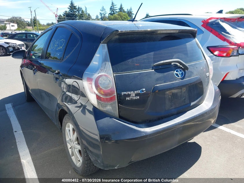 Vin: jtdkdtb32c1501959, lot: 30097525, toyota prius 20123