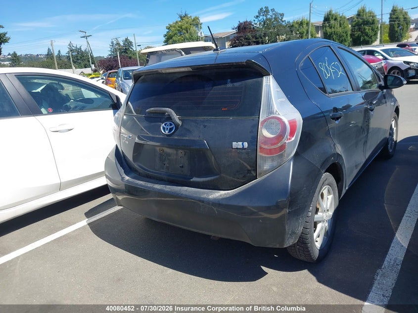 Vin: jtdkdtb32c1501959, lot: 30097525, toyota prius 20124