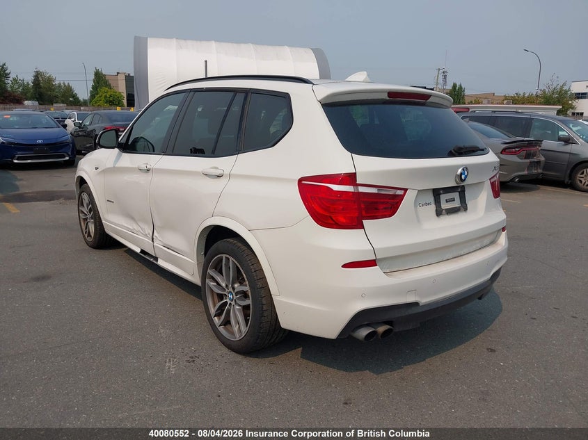 Vin: 5uxwx9c56g0d76201, lot: 30097641, bmw x3 20163