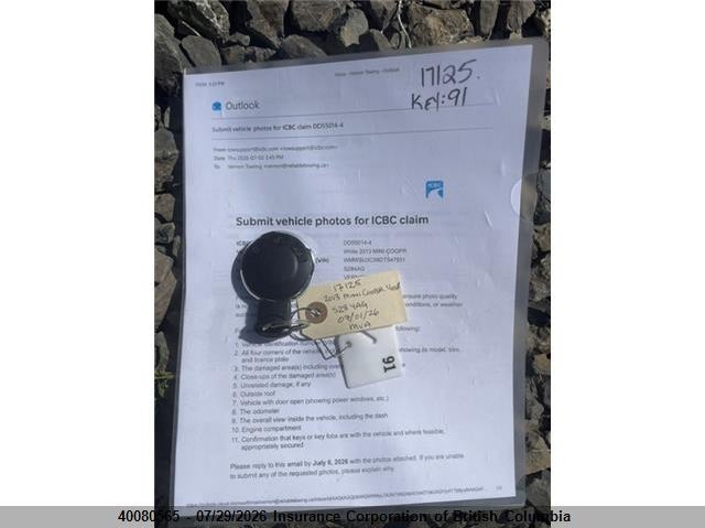 2013 MINI COOPER HATCHBACK 1.6L I4 FI DOHC 16V NF4