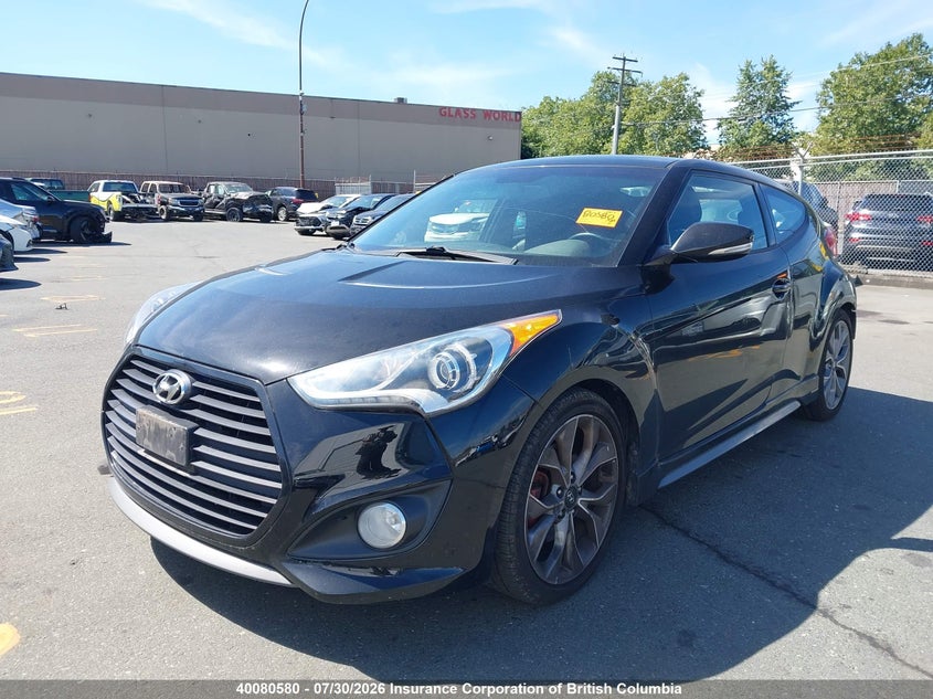 Vin: kmhtc6ae3eu195962, lot: 30097673, hyundai veloster turbo 20142