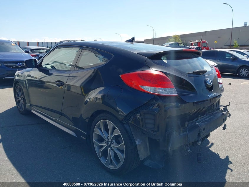 Vin: kmhtc6ae3eu195962, lot: 30097673, hyundai veloster turbo 20143