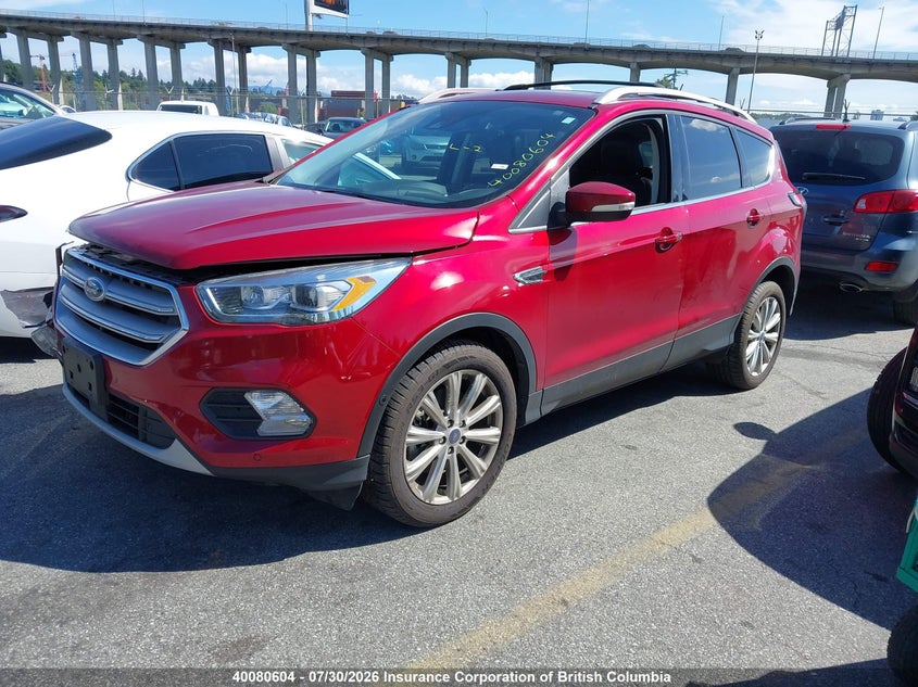 Vin: 1fmcu9j96jub30065, lot: 30097702, ford escape titanium 20182