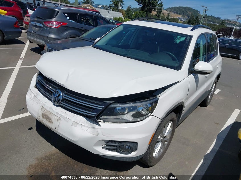 Vin: wvgav7ax2cw535242, lot: 30097715, volkswagen tiguan s/se/sel 20122