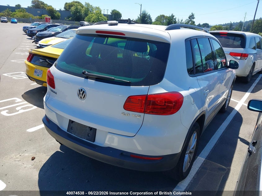 Vin: wvgav7ax2cw535242, lot: 30097715, volkswagen tiguan s/se/sel 20124