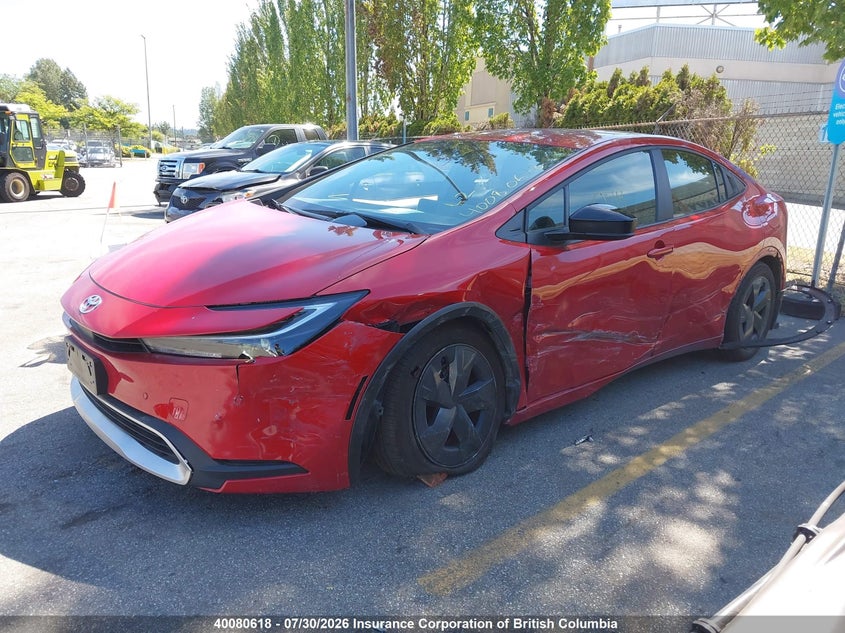 Vin: jtdacacu8p3000482, lot: 30097718, toyota prius 20232