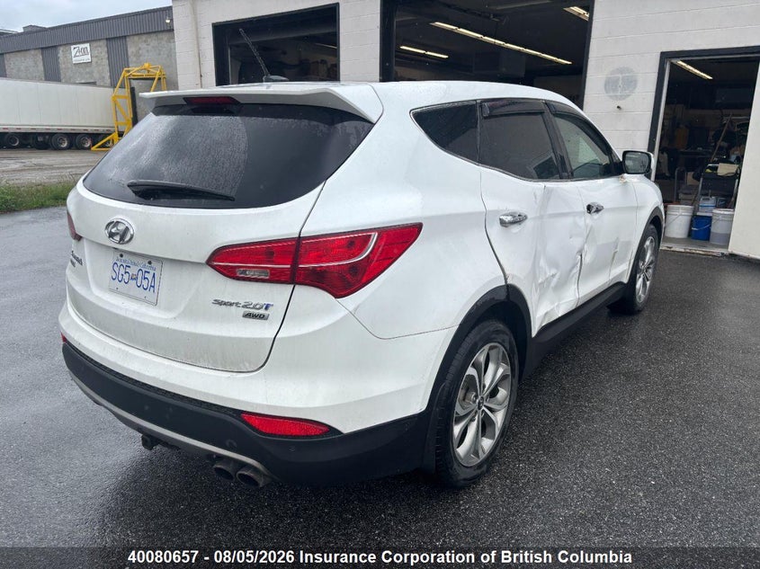 Vin: 5xyzudla3dg117675, lot: 30097765, hyundai santa fe sport 2.0t limited 20134