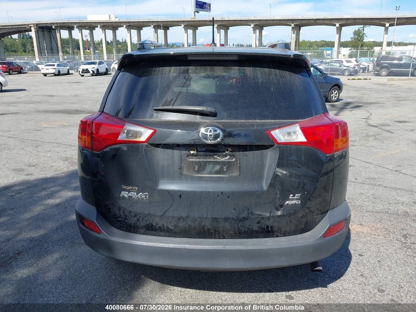 2015 TOYOTA RAV 4 SPORT UTILITY VEHICLE 2.5L I4 FI DOHC 16V NF4