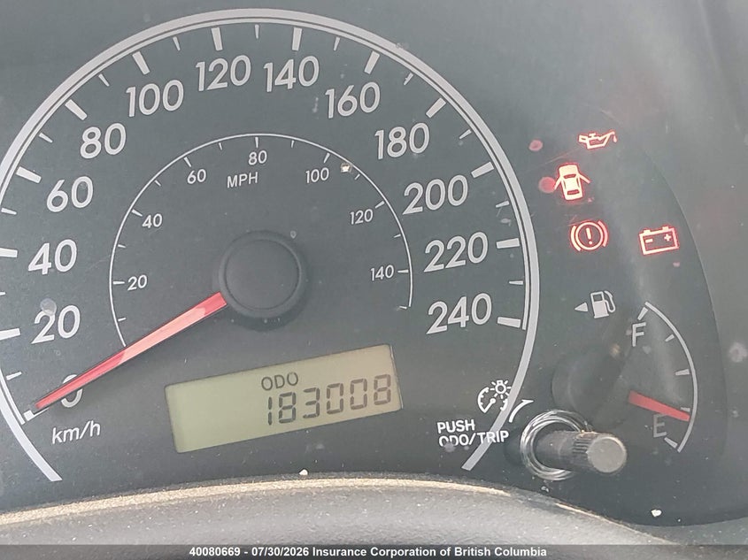 2013 TOYOTA COROLLA SEDAN 1.8L I4 FI DOHC 16V NF4