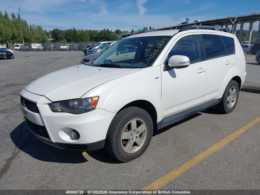 Vin: ja4jt3ax3cu606523, lot: 30097847, mitsubishi outlander ls 20122