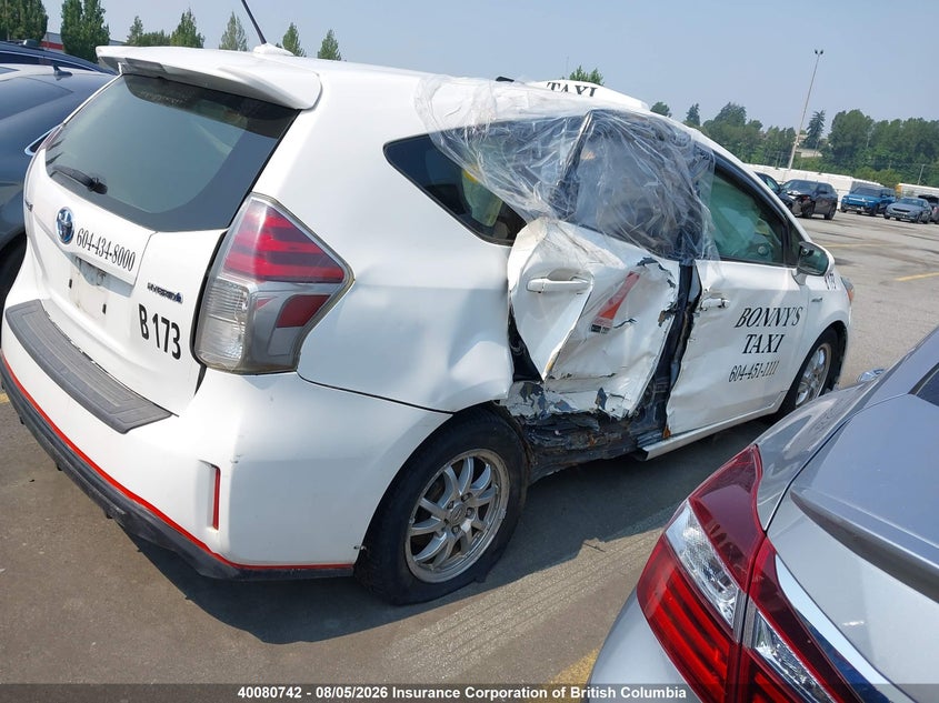 Vin: jtdzn3euxgj050981, lot: 30097865, toyota prius 20164