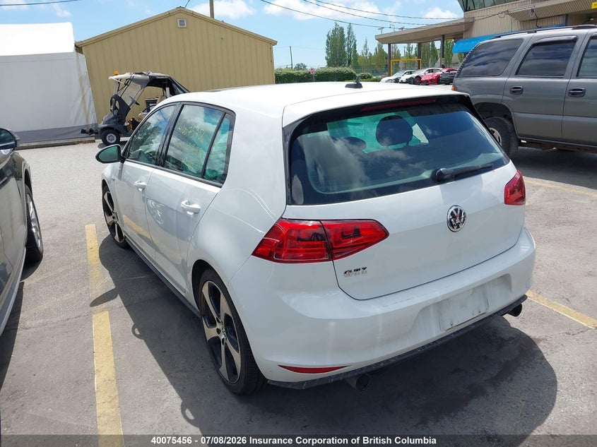Vin: 3vw4t7auxfm006815, lot: 30097869, volkswagen gti 20153