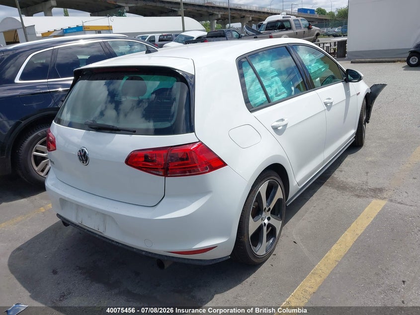 Vin: 3vw4t7auxfm006815, lot: 30097869, volkswagen gti 20154