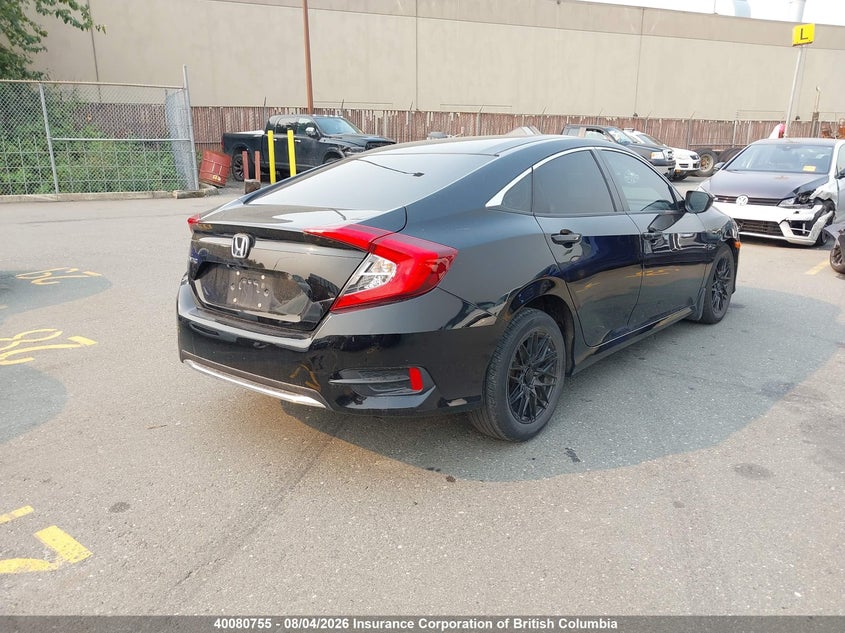 2019 HONDA CIVIC SEDAN 2.0L I-4 DOHC, VVT, 158HP