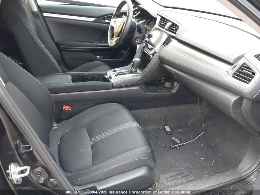 2019 HONDA CIVIC SEDAN 2.0L I-4 DOHC, VVT, 158HP