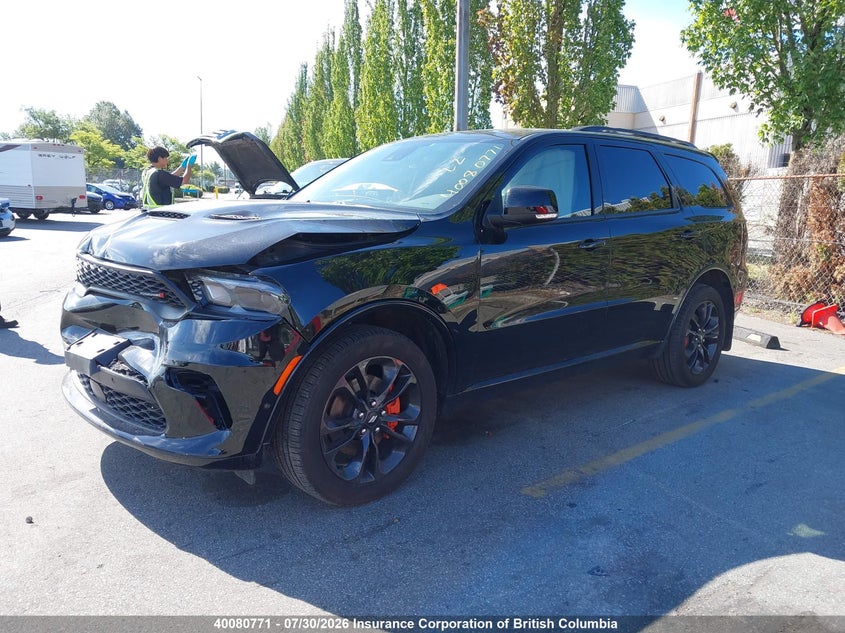 Vin: 1c4rdjdg1sc527698, lot: 30097898, dodge durango gt 20252