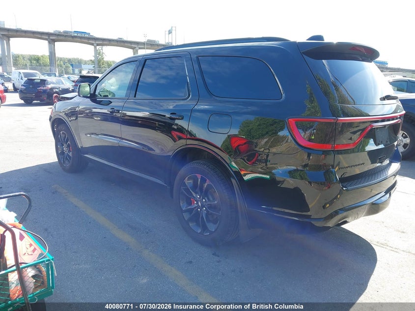 Vin: 1c4rdjdg1sc527698, lot: 30097898, dodge durango gt 20253