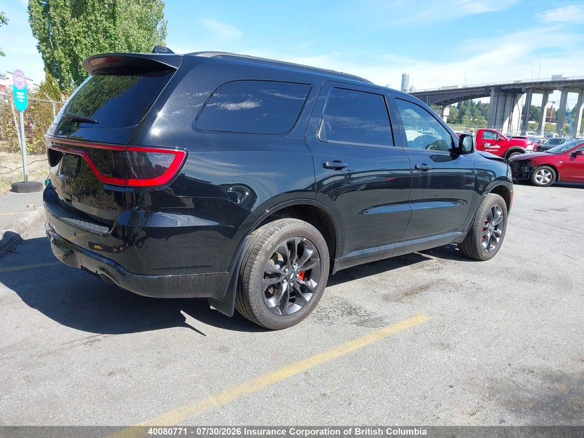 Vin: 1c4rdjdg1sc527698, lot: 30097898, dodge durango gt 20254