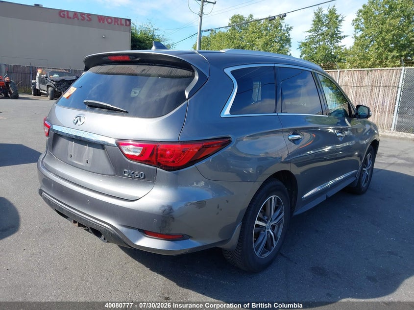 Vin: 5n1al0mm8gc503403, lot: 30097905, infiniti qx60 20164