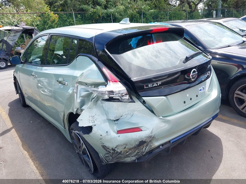 Vin: 1n4az1cp1jc306431, lot: 30097930, nissan leaf s/sv/sl 20183
