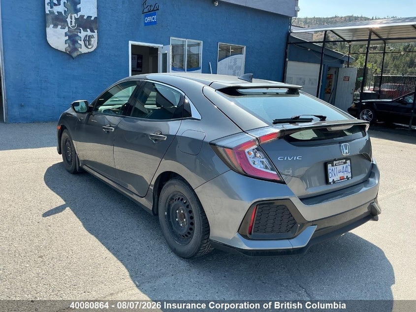 Vin: shhfk7h24ju300130, lot: 30098007, honda civic 20183