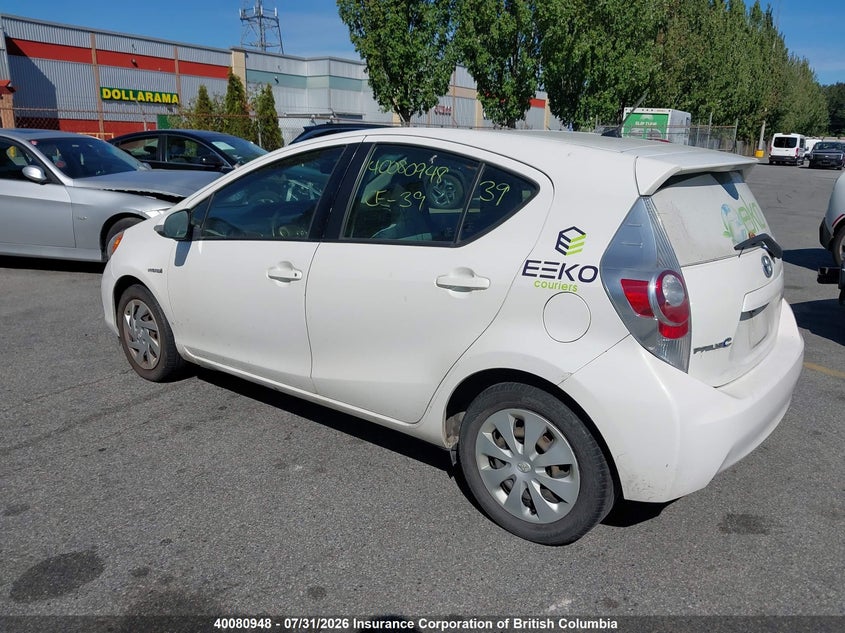 Vin: jtdkdtb30e1560608, lot: 30098115, toyota prius 20143