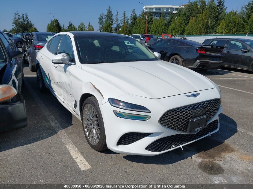 Vin: kmtg34ta1nu098569, lot: 30098131, genesis g70 2022 img_1