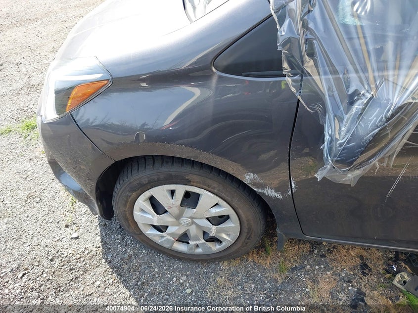 Vin: vnkktud39ja094443, lot: 30098133, toyota yaris l/le/se 20182