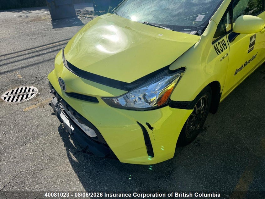 Vin: jtdzn3eu9gj053872, lot: 30098219, toyota prius 20162