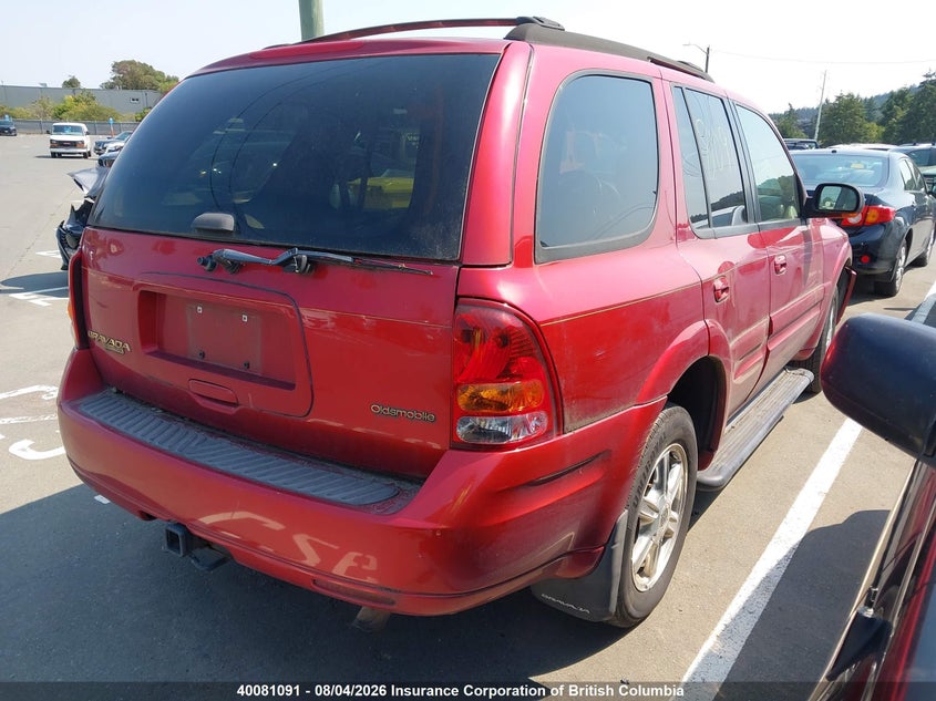 2003 OLDSMOBILE BRAVADA SPORT UTILITY VEHICLE 4.2L I6 FI DOHC F