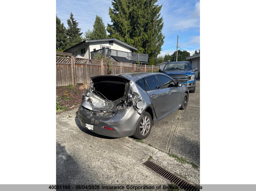 Vin: jm1bl1l78d1813245, lot: 30098426, mazda 3 i 20134