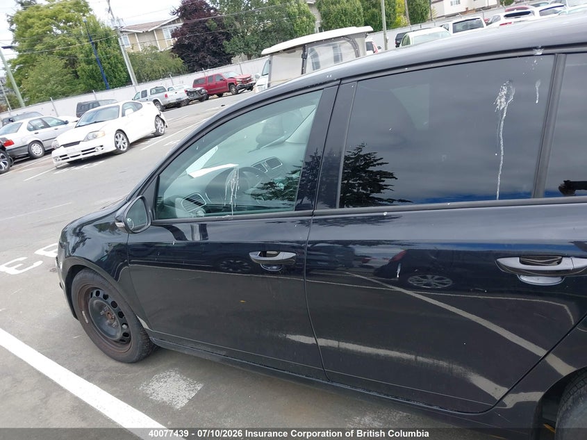2012 VOLKSWAGEN GOLF HATCHBACK 2.5L I-5 DOHC, VVT, 170HP
