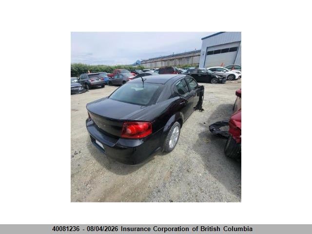 Vin: 1c3cdzab3dn645776, lot: 30098476, dodge avenger se 20134