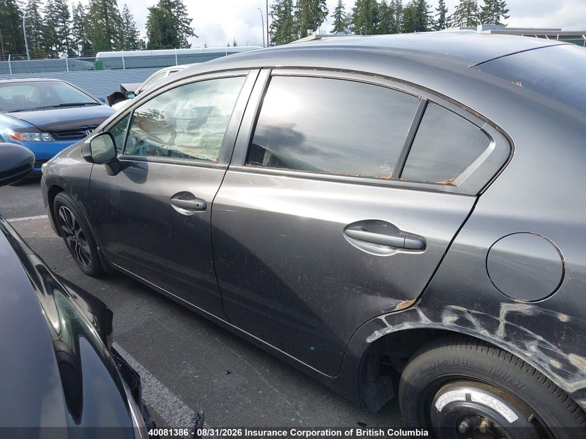 2013 HONDA CIVIC SEDAN 1.8L I4 FI SOHC 16V NF4