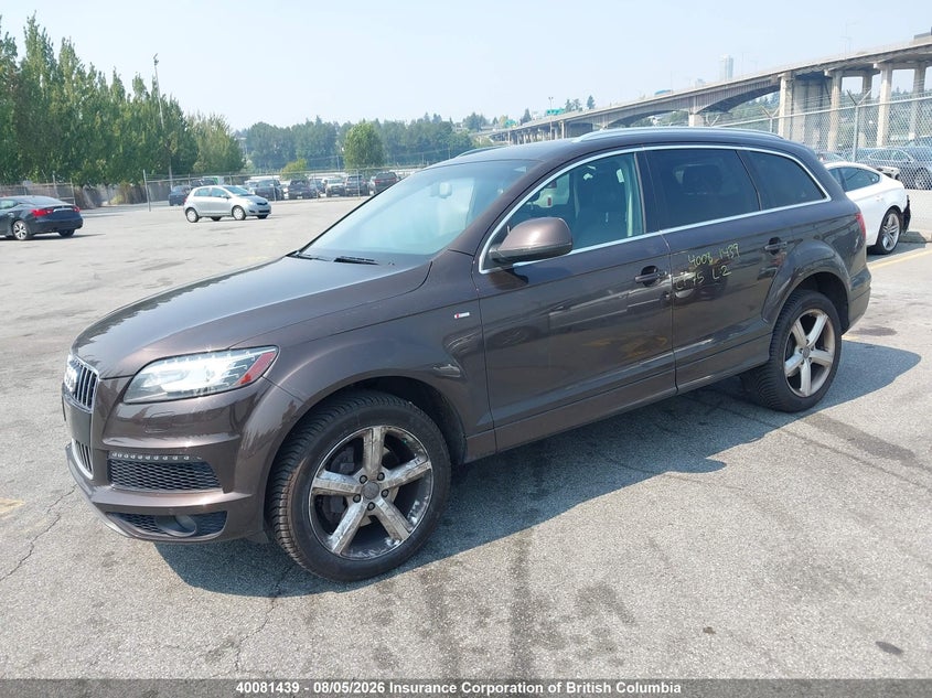 Vin: wa1mmcfe5bd002620, lot: 30098718, audi q7 20112